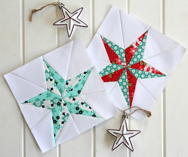 Christmas star blocks