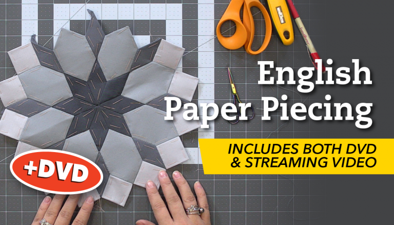 English Paper Piecing Class + DVD