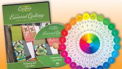 Designing with Log Cabins DVD and color wheel