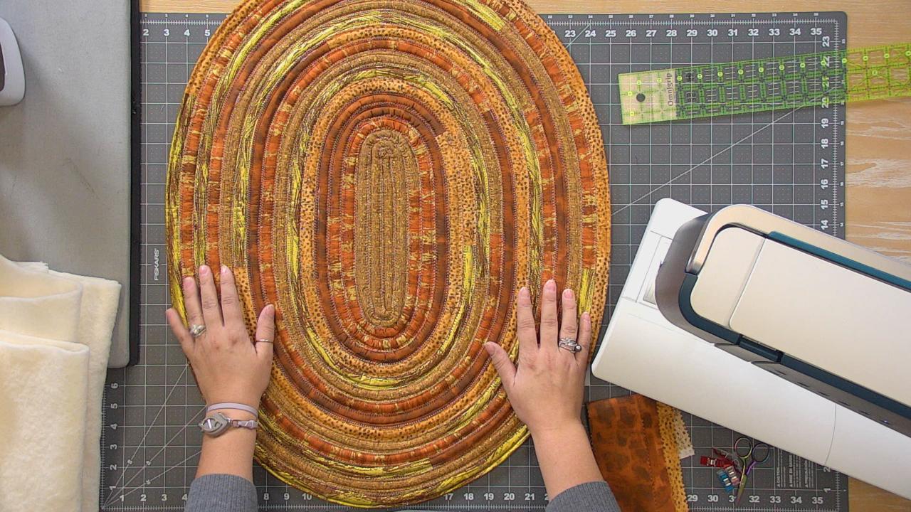 Jelly roll rug