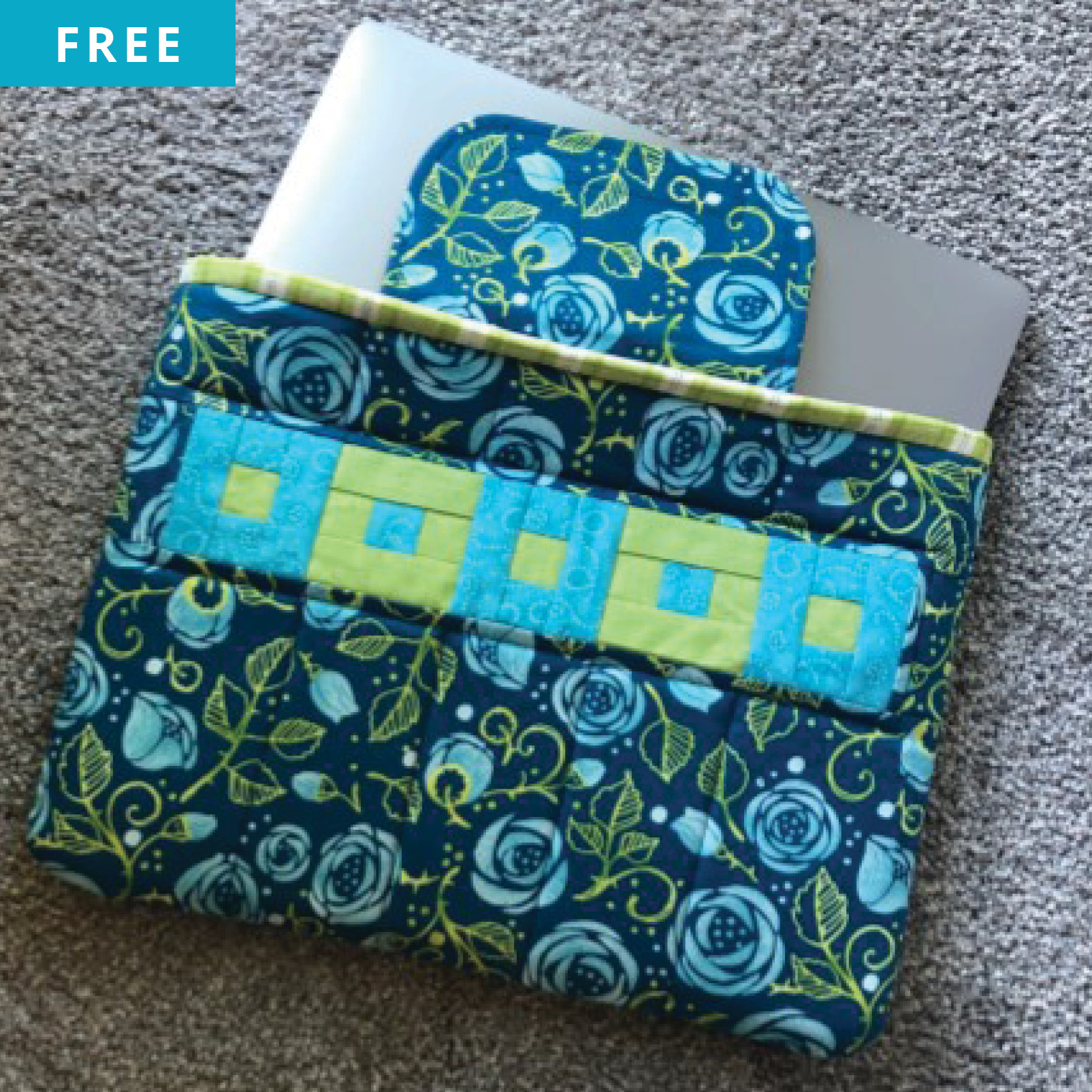 Free Quilt Pattern - Pack and Go Laptop Sleeve