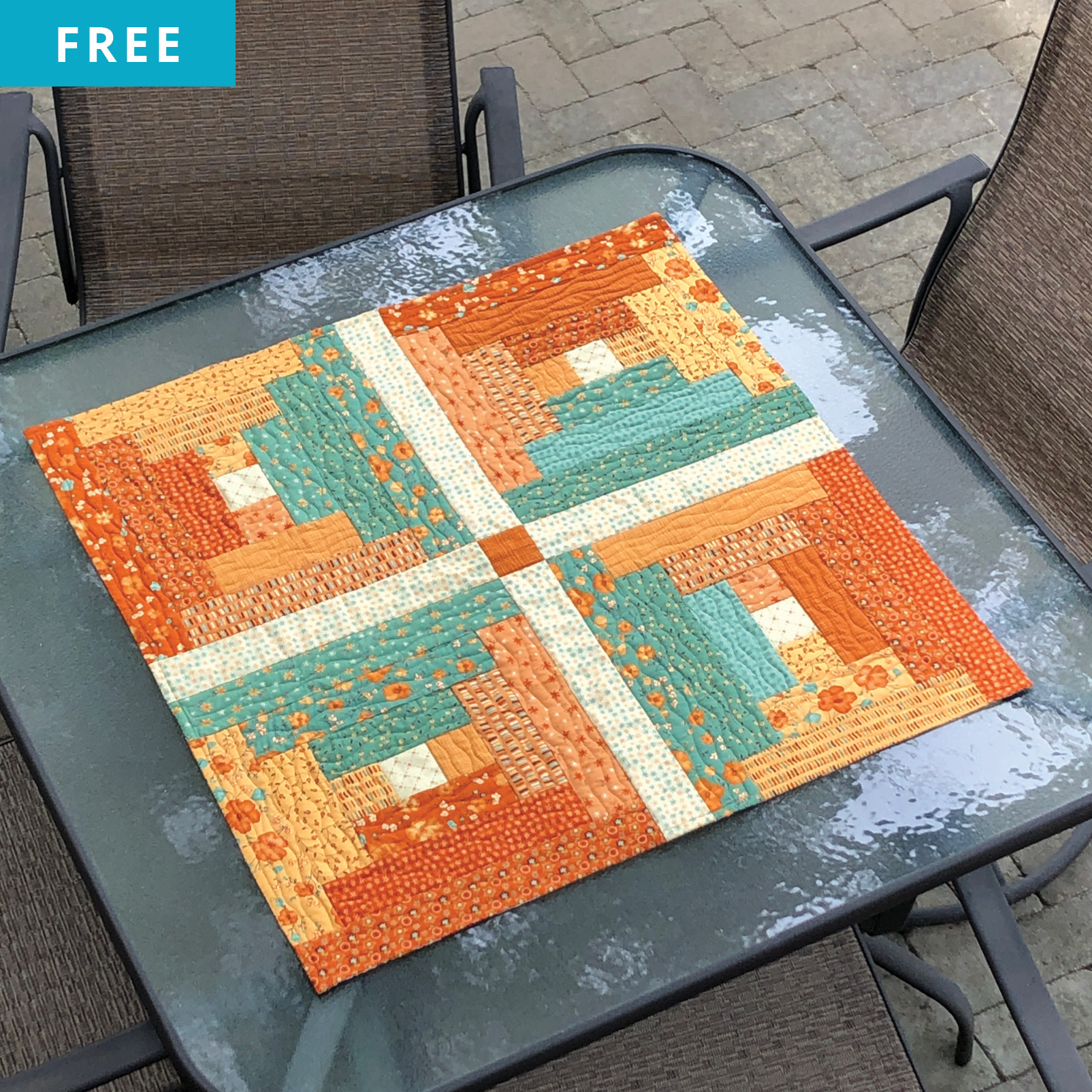 Free Quilt Pattern - As the Seasons Turn Table Topper