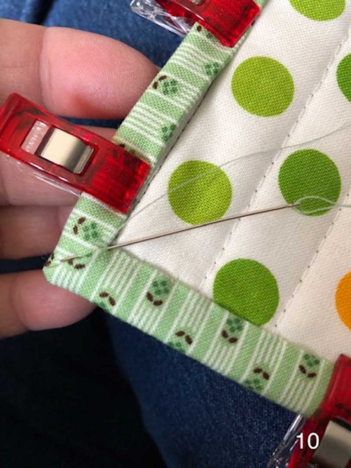 How to Make Mitered Binding Corners National Quilters Circle