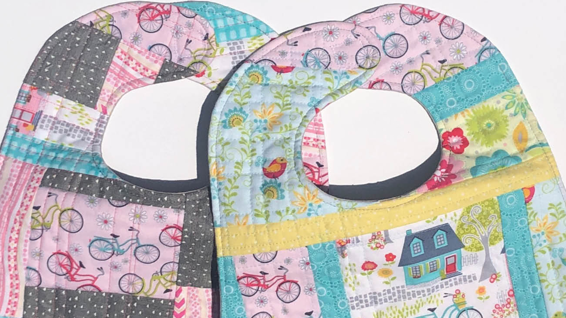 Free Quilt Pattern - Bib Building 101 - QAYG Method