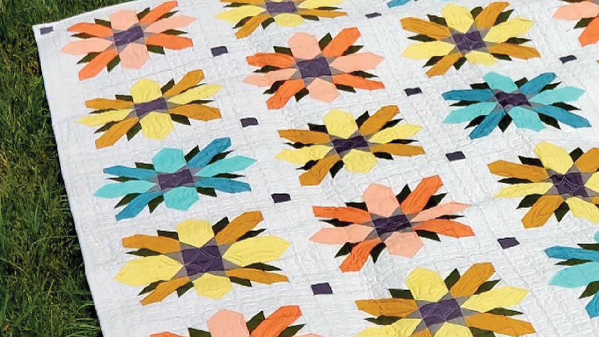 Free Quilt Pattern - Field of Flowers Quilt