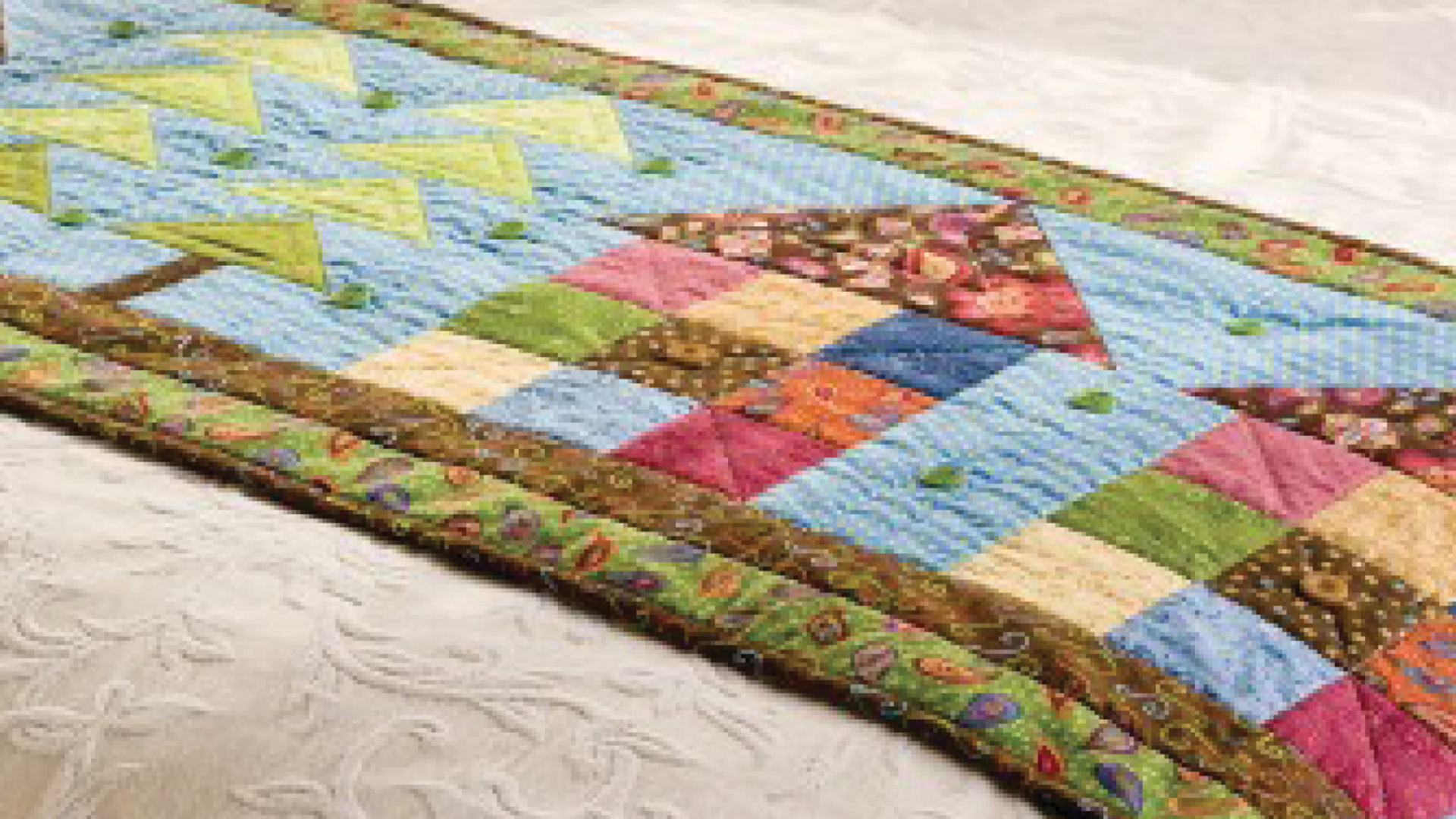 Free Quilt Pattern - Row House Bed Runner