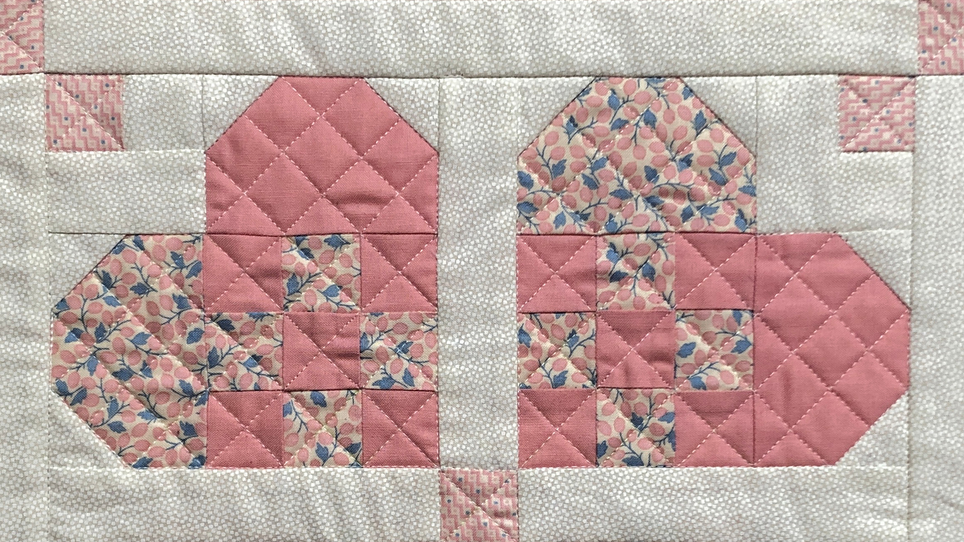 Free Quilt Pattern - My Woven Heart Mini Wall Hanging