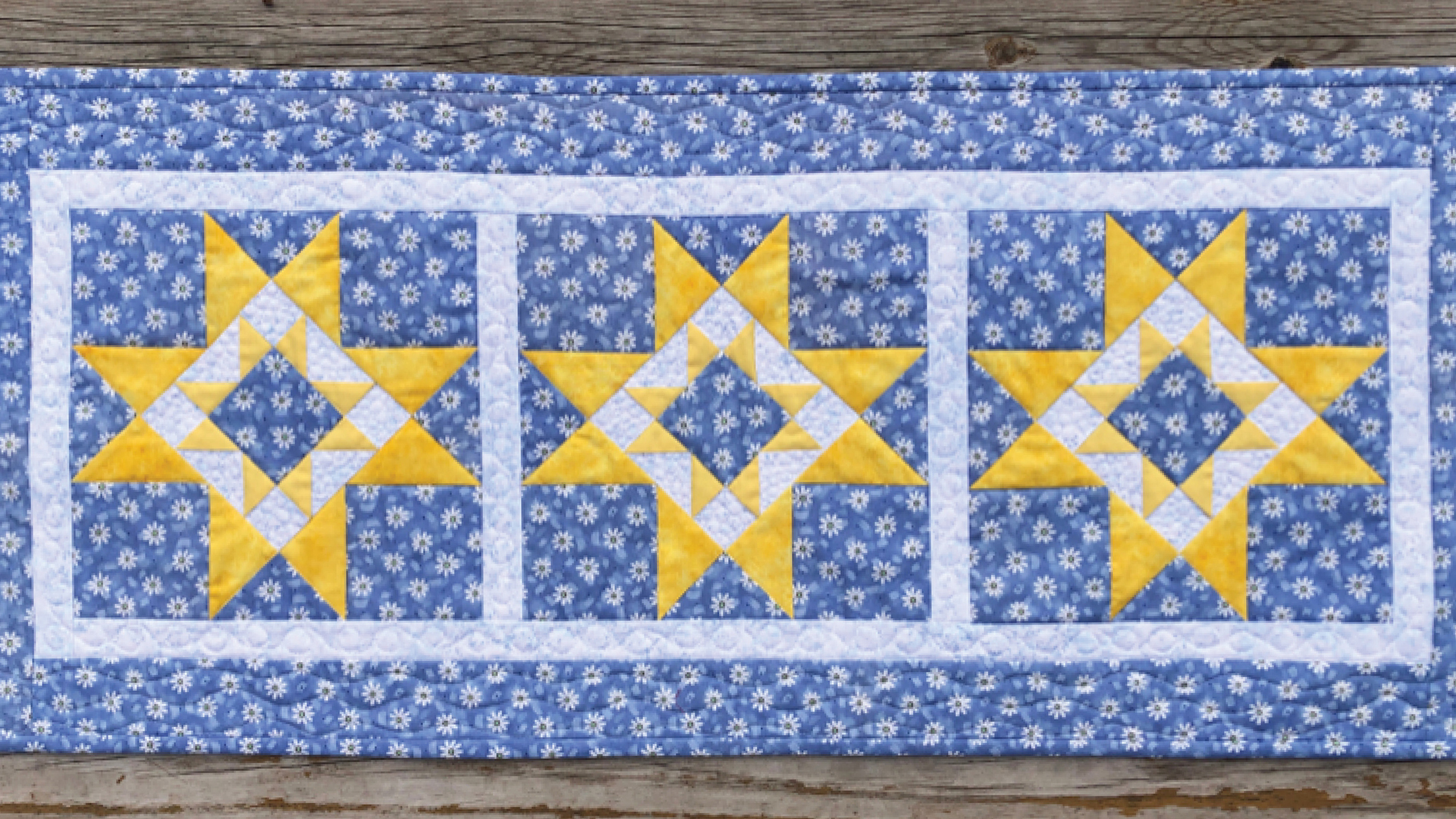Free Quilt Pattern - Let the Sunshine In Table Runner