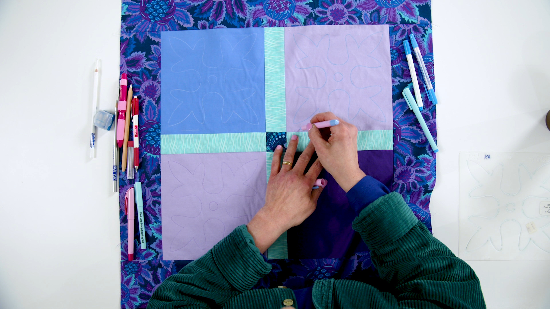 4 Methods for Marking Quilts
