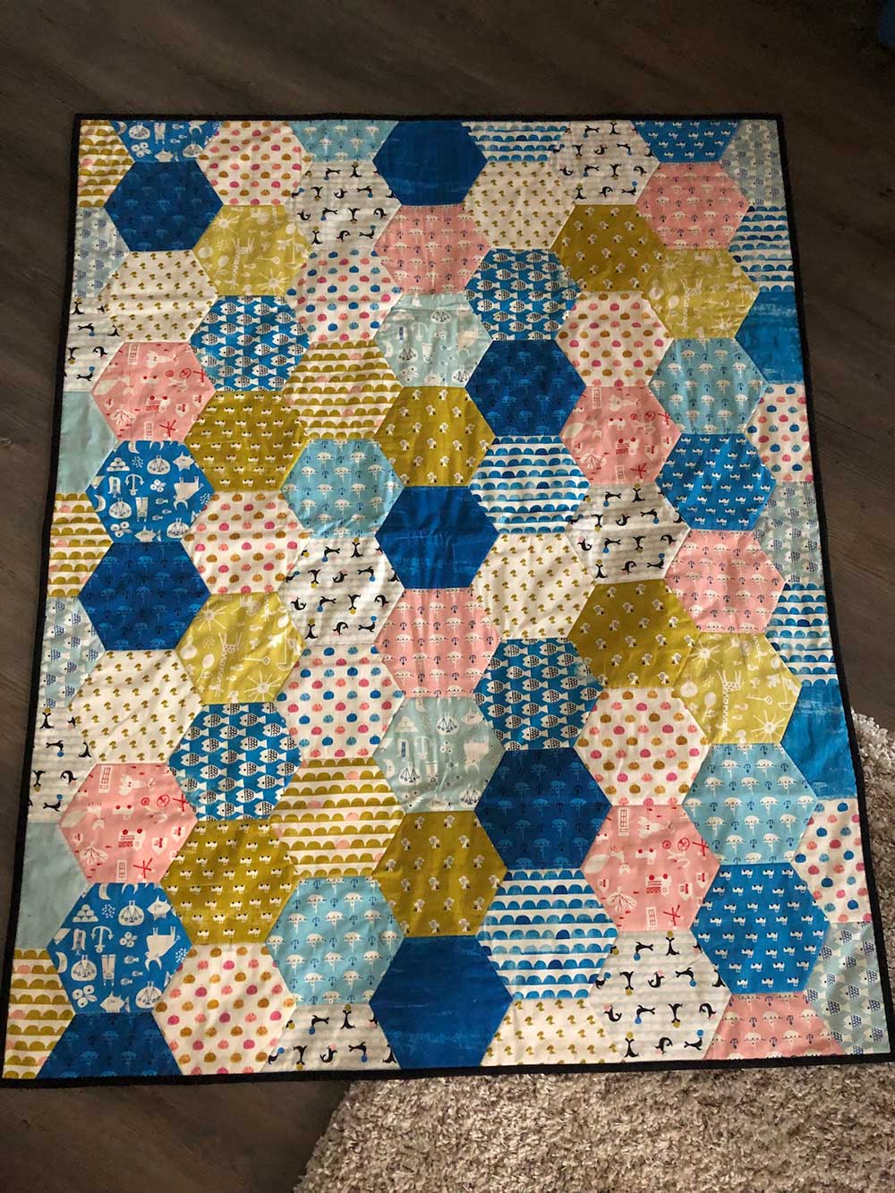quilt for a baby or child