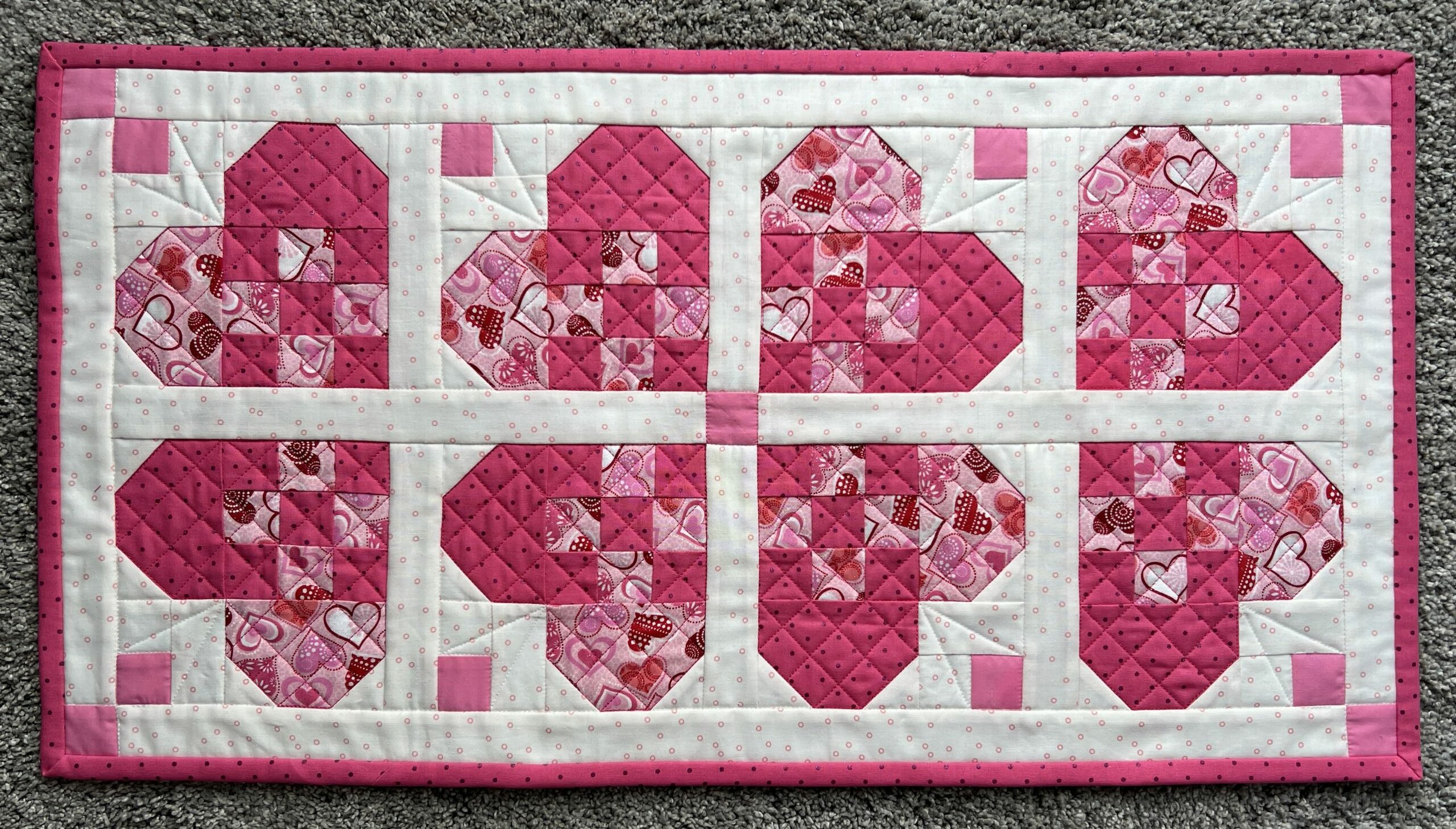 Love Multiplied Table Runner National Quilters Circle