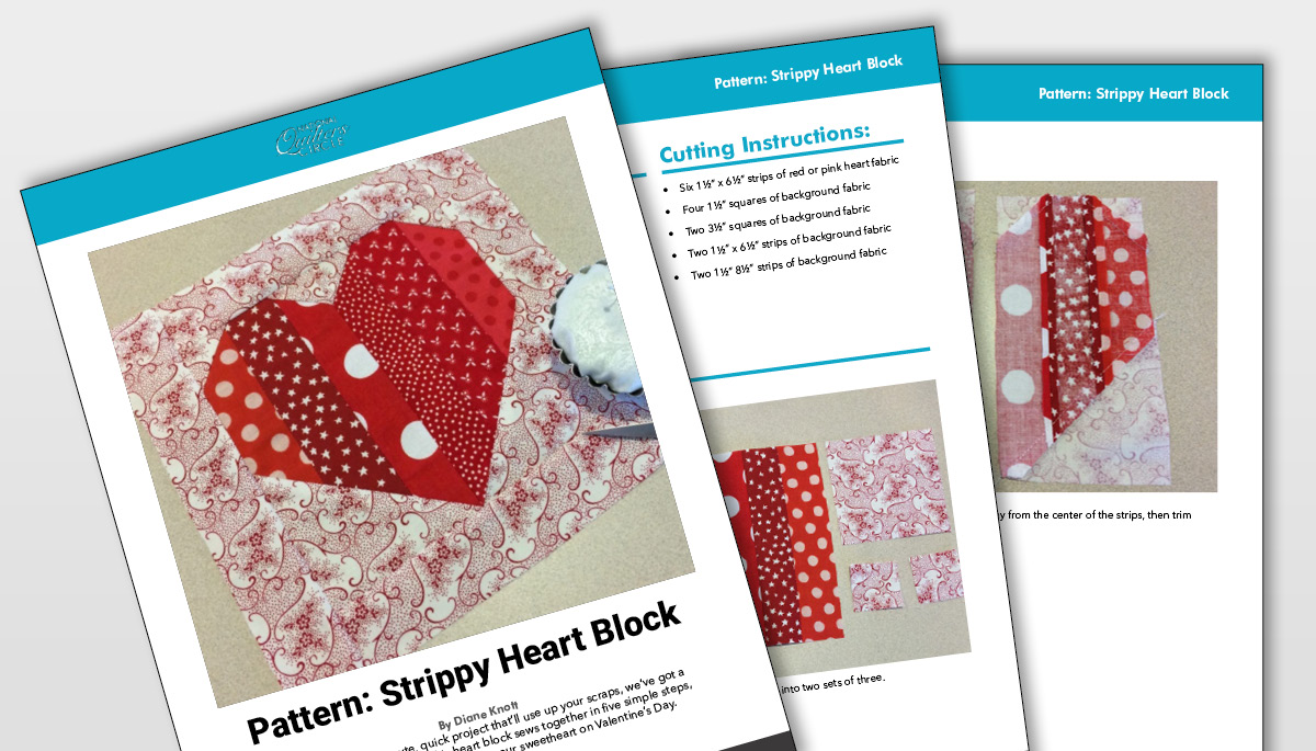 Strippy Heart Block Pattern