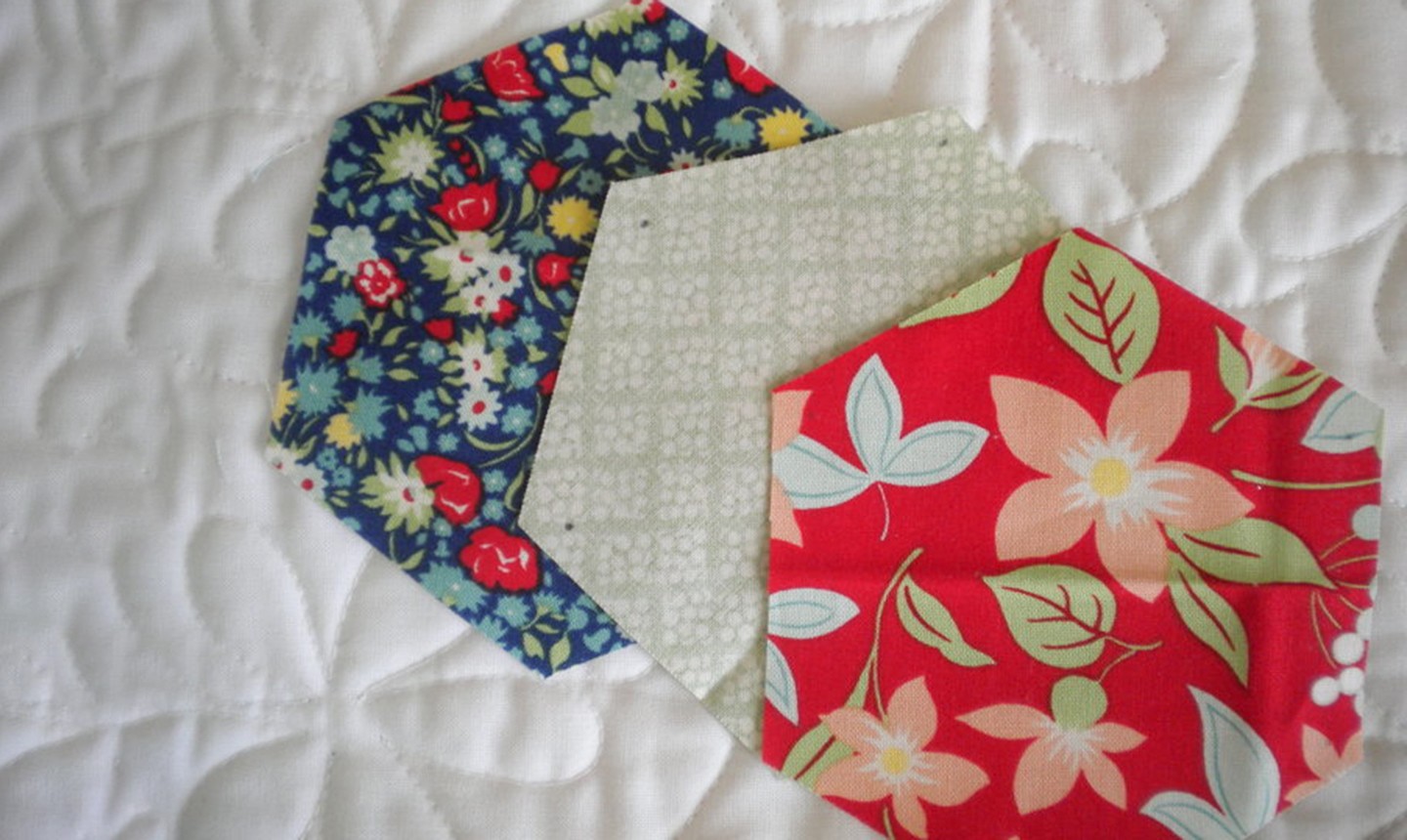 pre cut hexagons