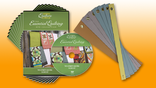 The Ultimate Quilting 10-DVD Set + FREE Quilt Sticks!