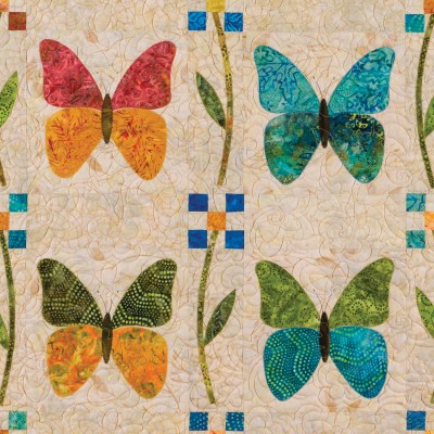GO! Butterfly Patch Quilt Pattern