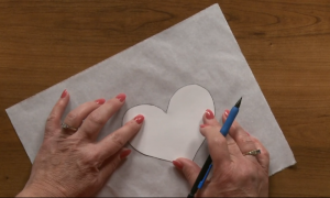 Tracing a heart