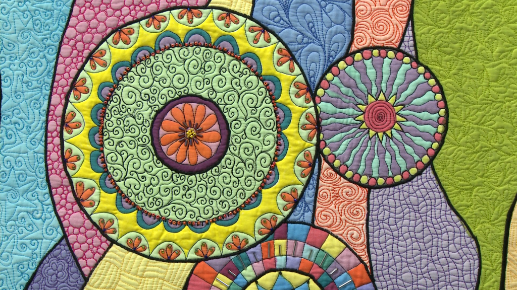 Free motion quilting