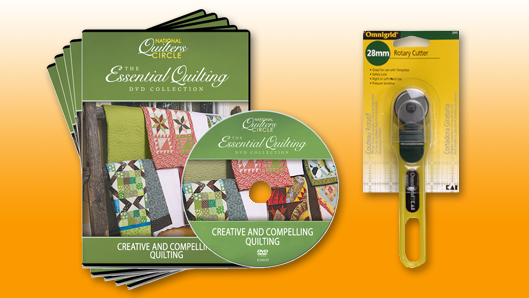 Quilting DVD Bundle and rotary cutter