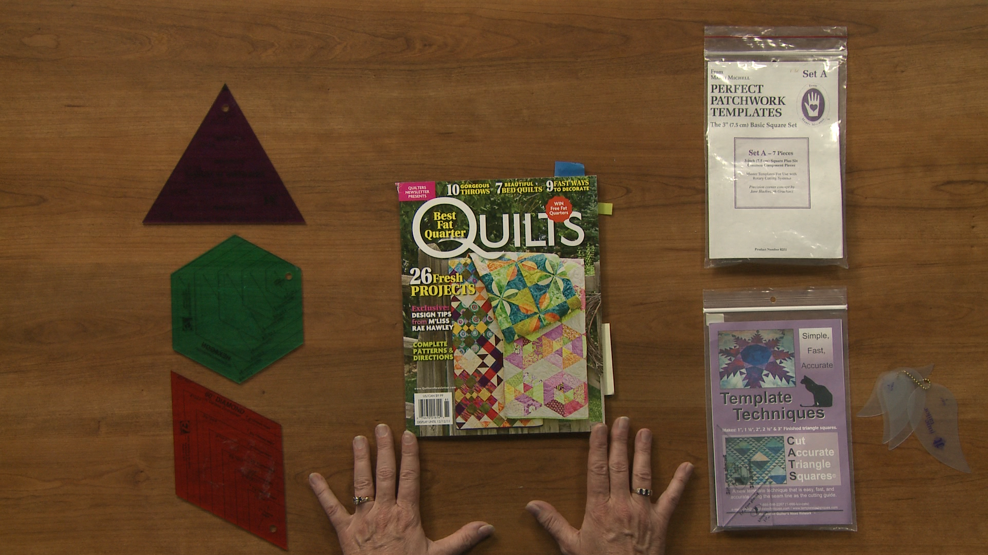 Quilts book and templates