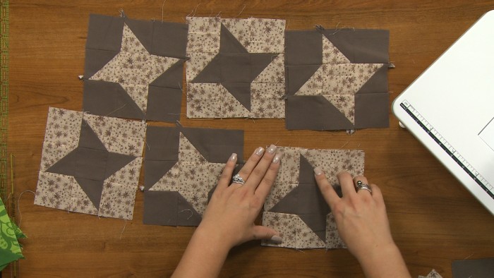 Pinwheel quilt blocks