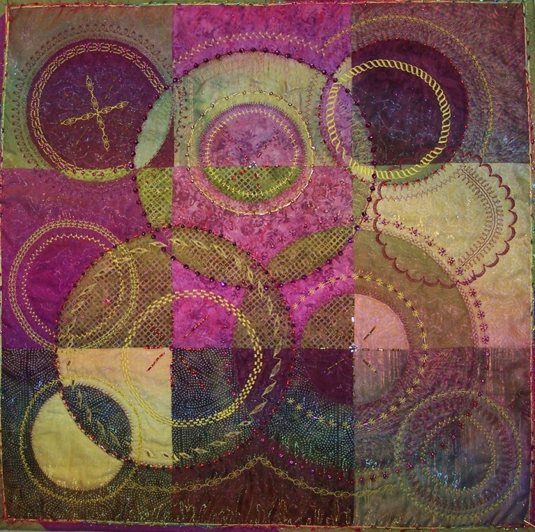 Circular pattern quilt