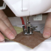 Sewing a fabric square