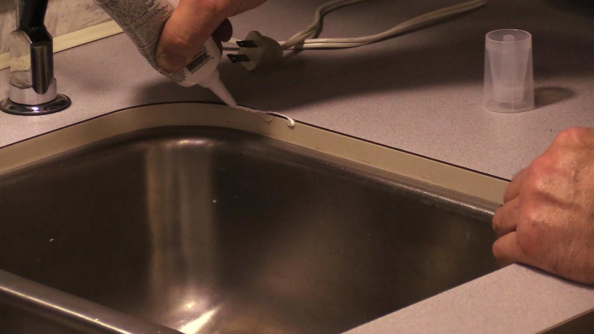 Keep the Moisture Out by Caulking Your RV Sink