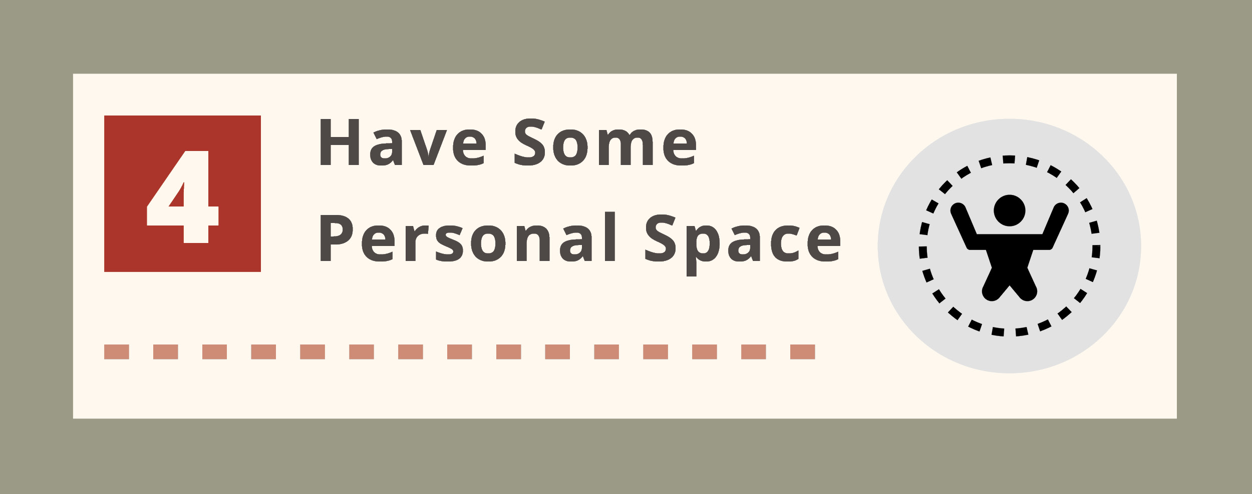 Have some personal space text