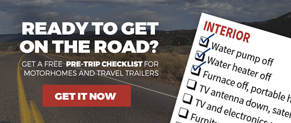 Pre-trip checklist banner