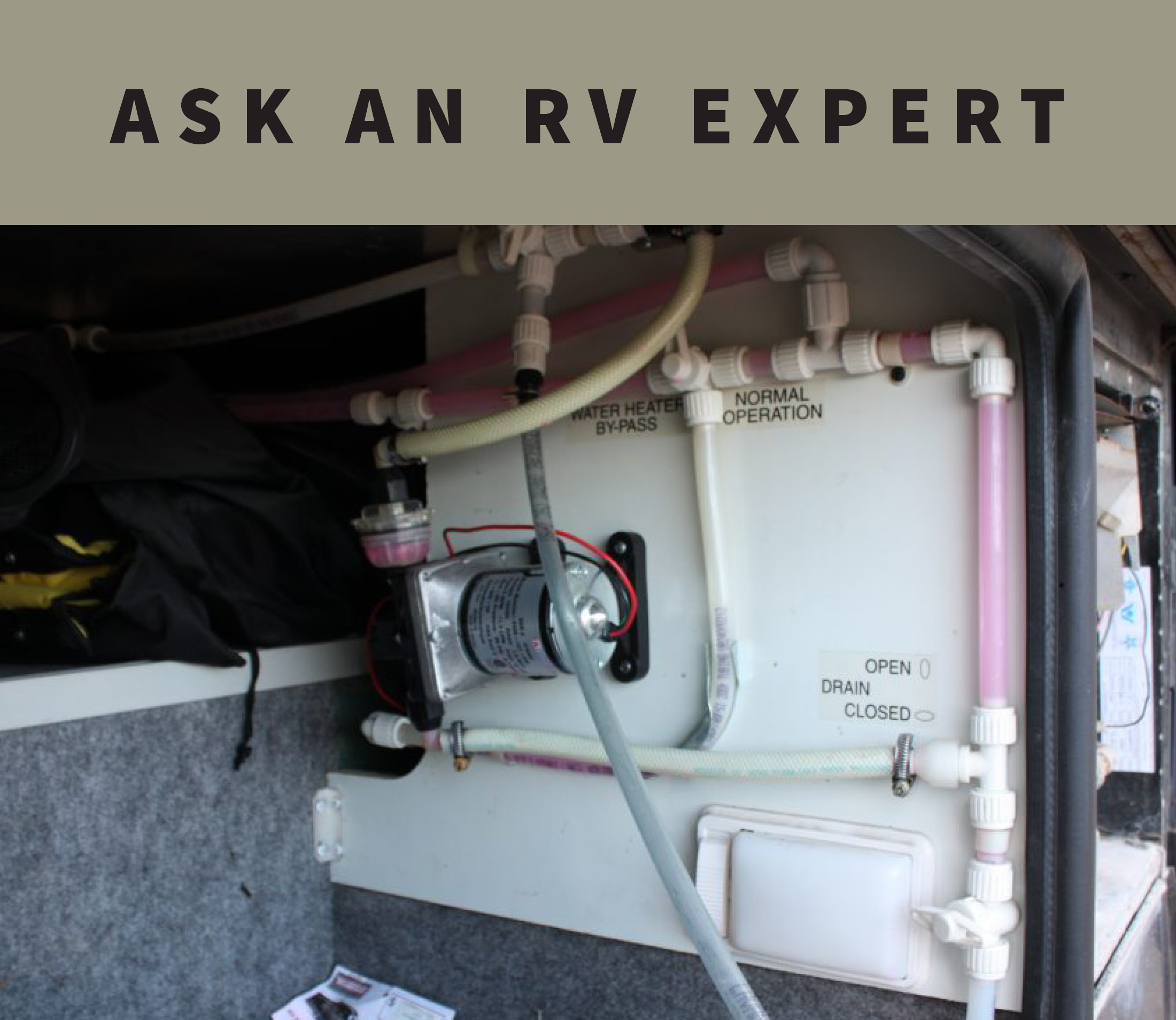 What to Do About Air in Water Pump Lines | RV Repair Club Q&A | RV