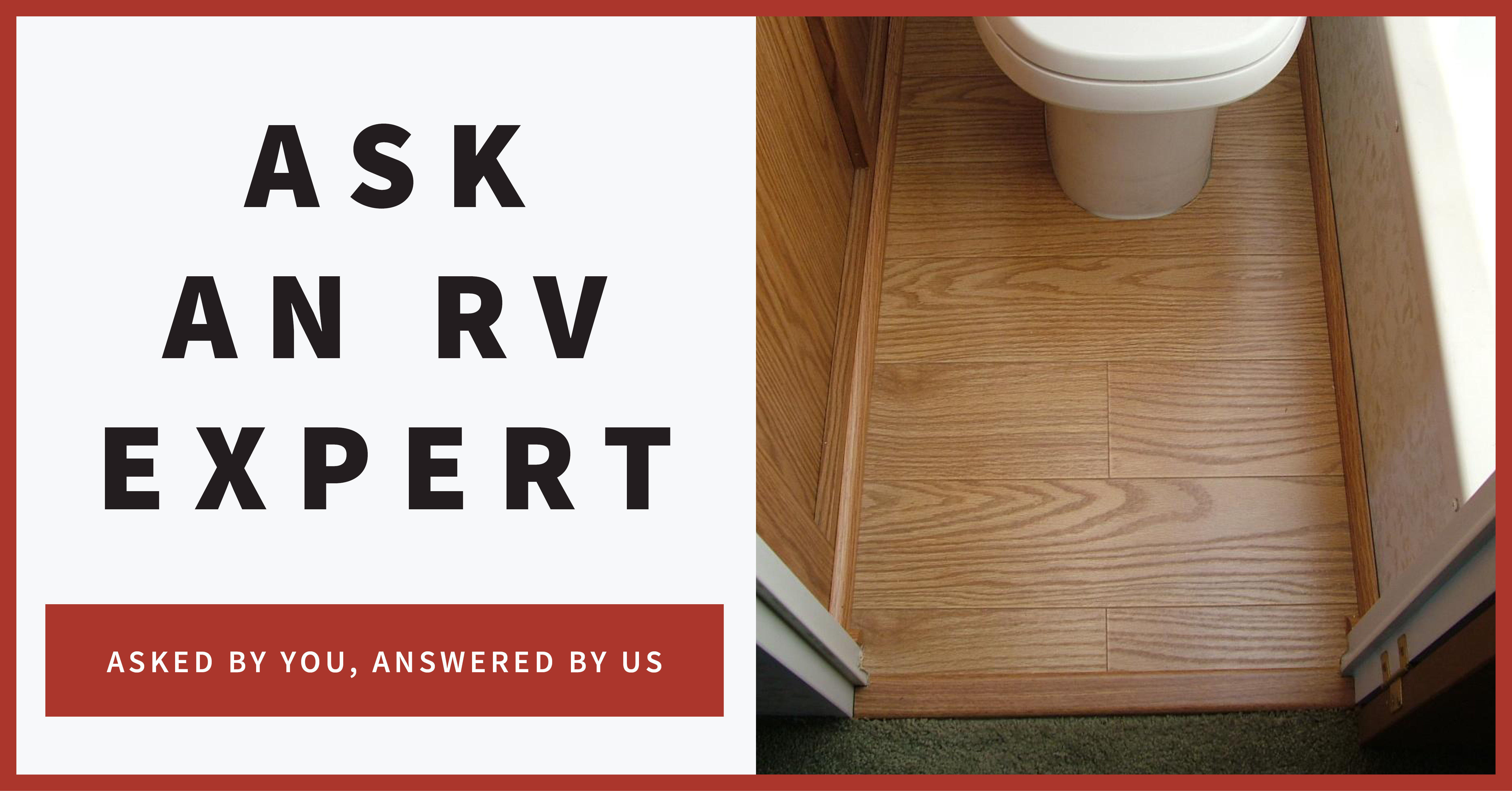 Replace Flooring After A Toilet Leak Rv Repair Club