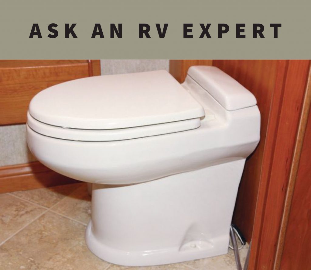 Unclogging a Backed Up Toilet Holding Tank RV Repair Club