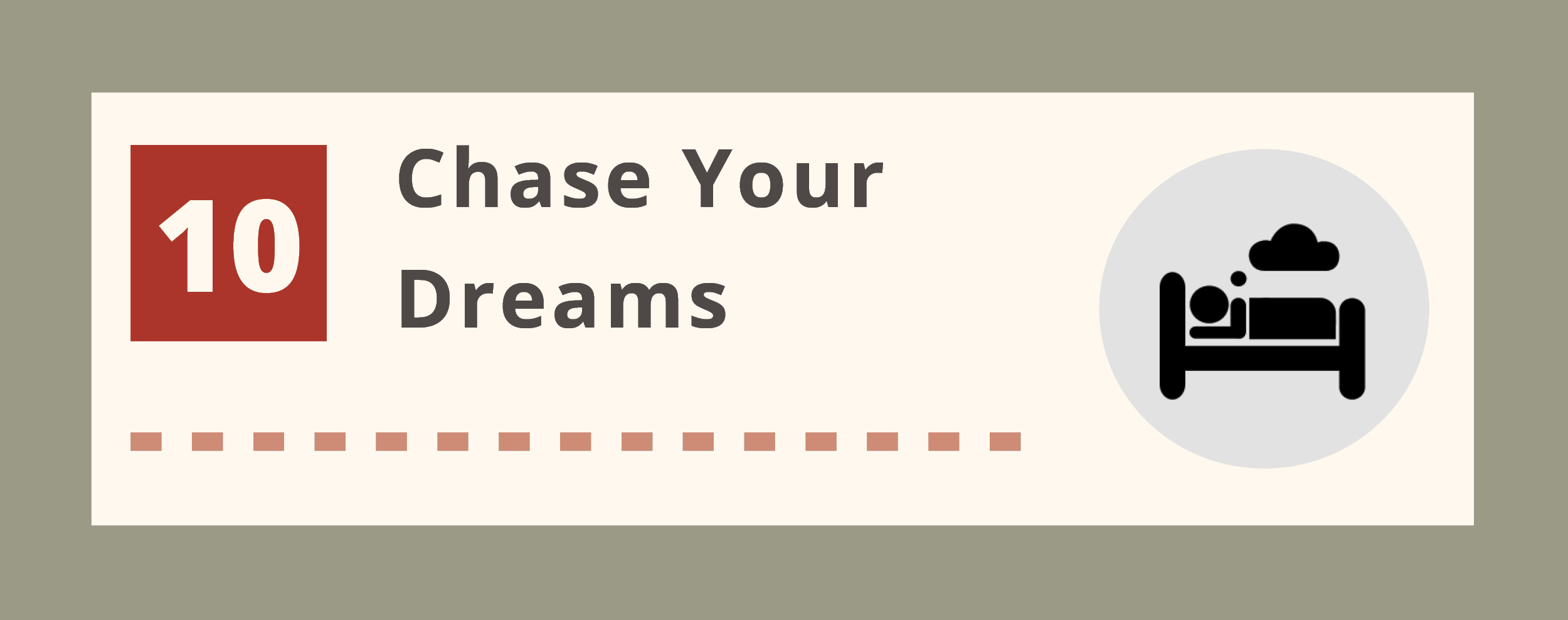 Chase your dreams text
