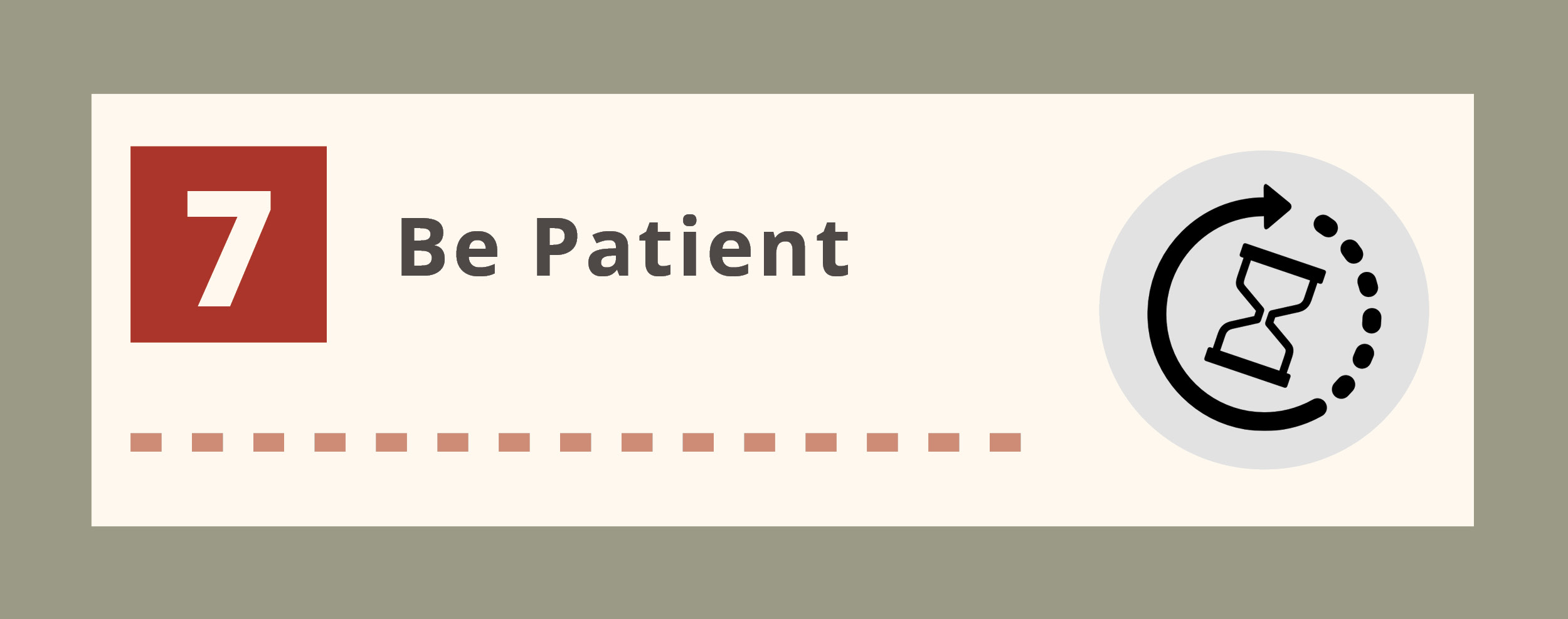 Be patient text