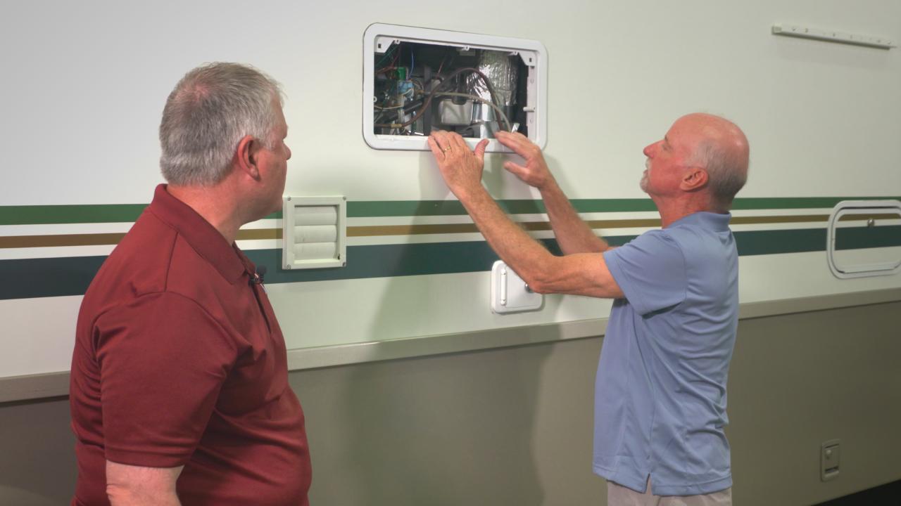 Used RV Fridge Inspection What to Look For RV Repair Club RV