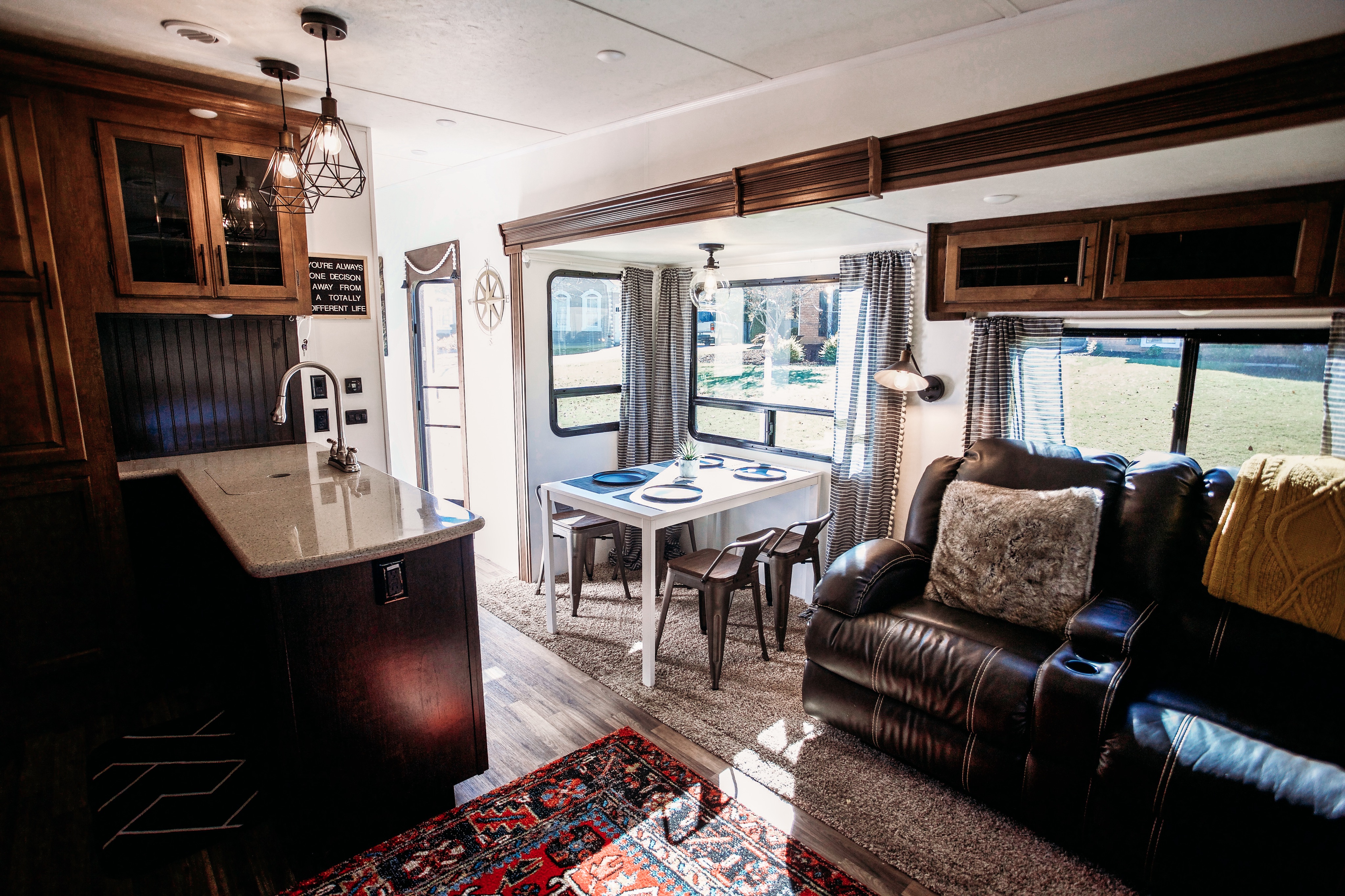 Living area of an RV