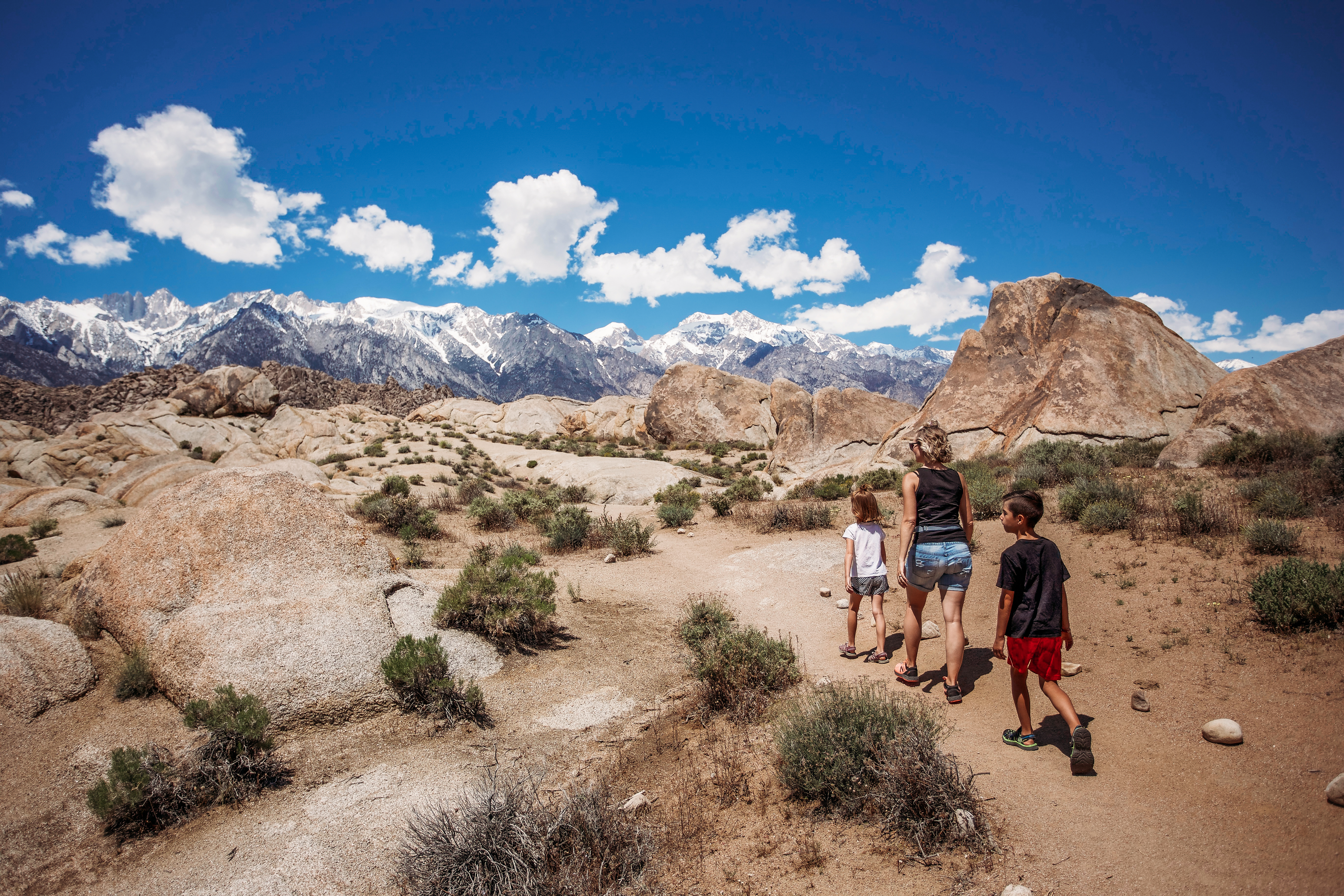 People hiking