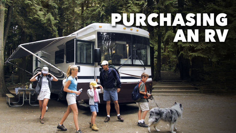 Purchasing an RV