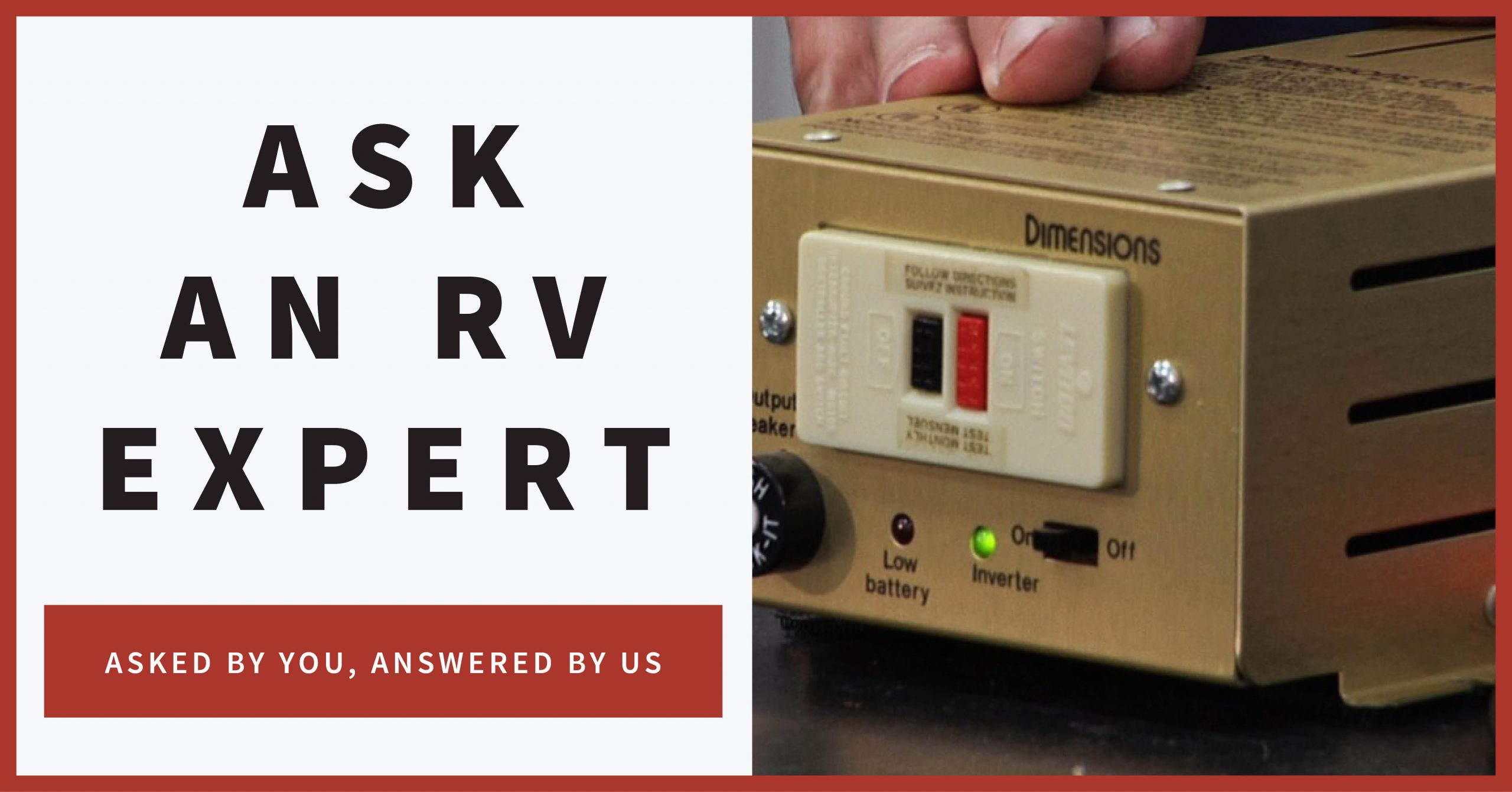 Ask an RV Expert