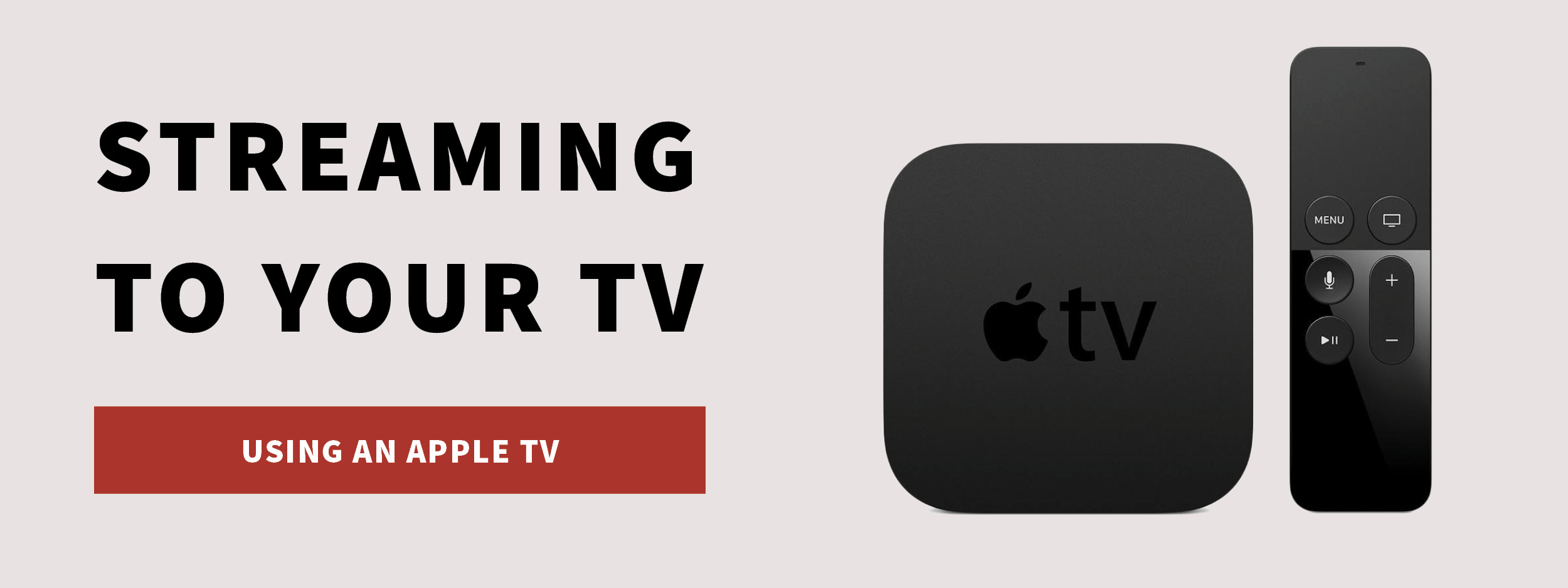 endelse frakobling Aggressiv How to Stream to Your TV Using an Apple TV | RV Lifestyle & Repair