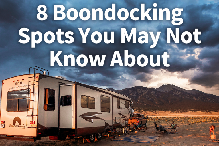 8 Boondocking Spots you May Not Know Aboutarticle featured image thumbnail.