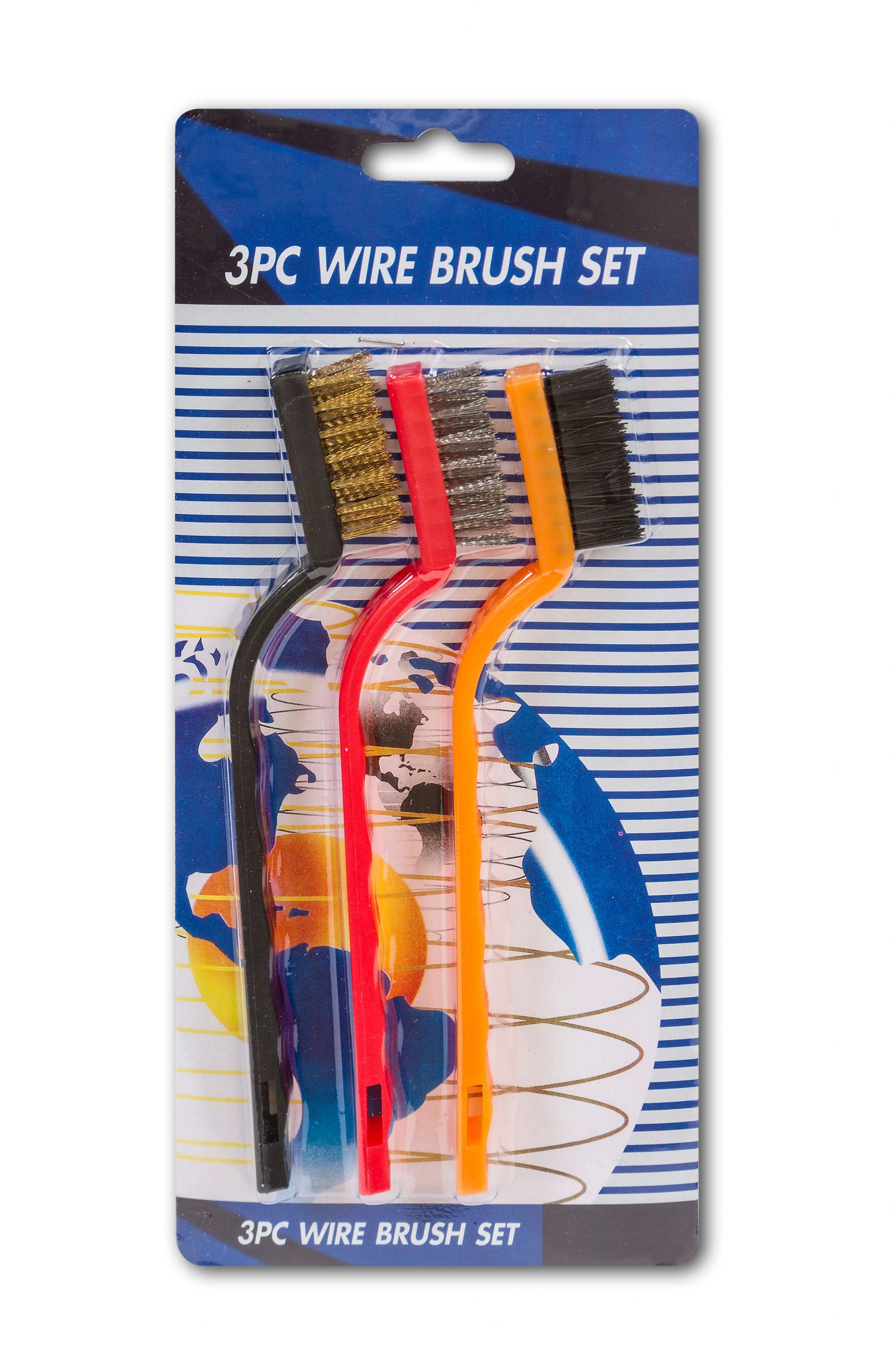 3pc wire brush set