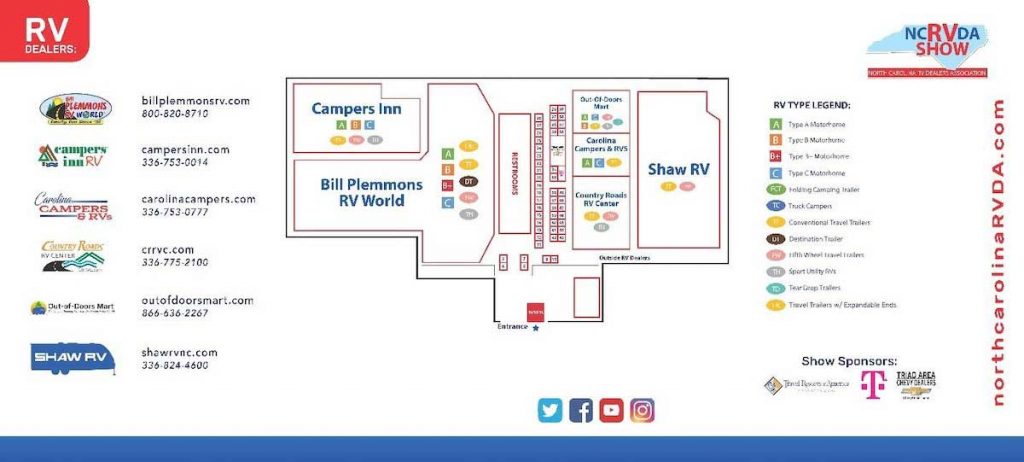 RV Dealers Show Map