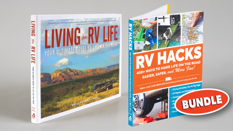 Living the RV Life + RV Hacks Booksproduct featured image thumbnail.