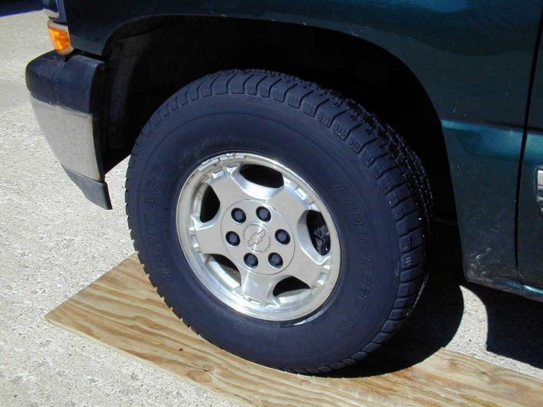 Side of a tire