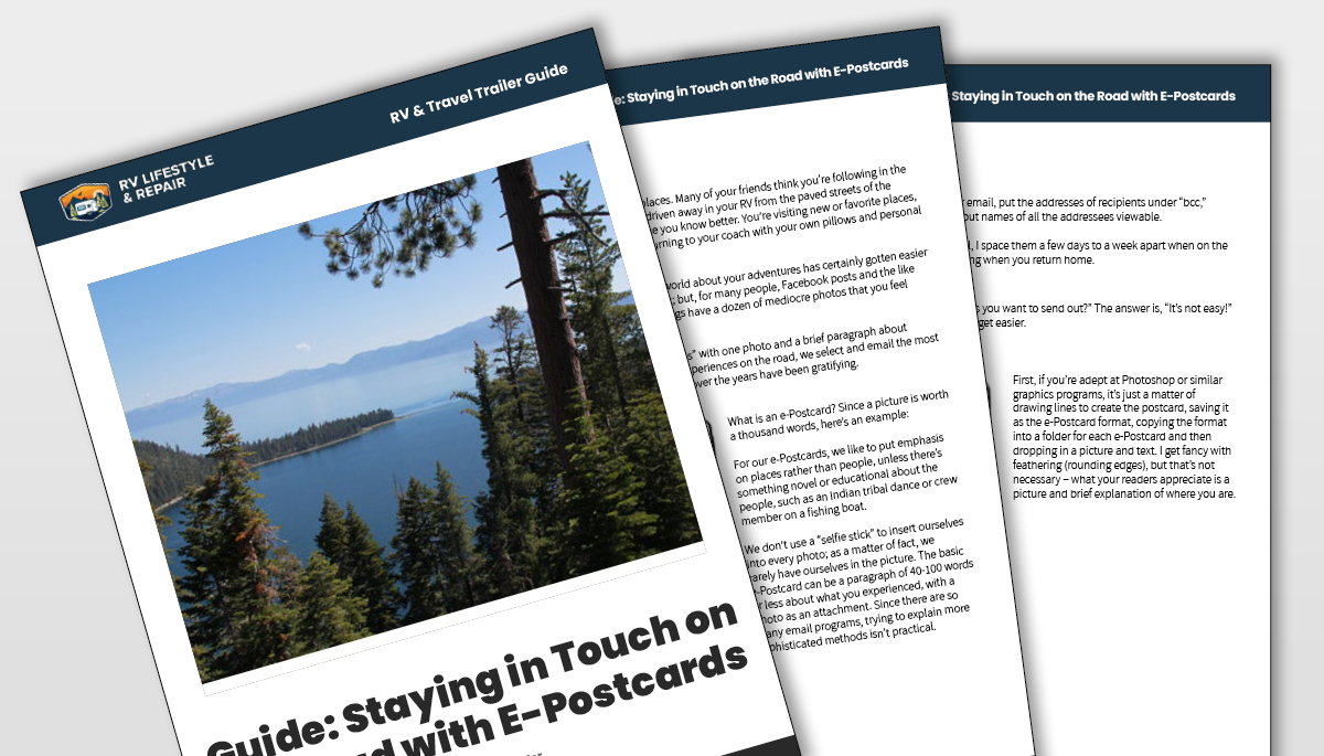 Staying in Touch with E-Postcards guide
