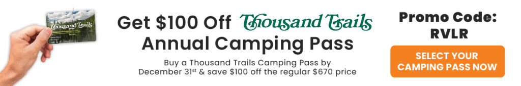 Money off camping pass banner