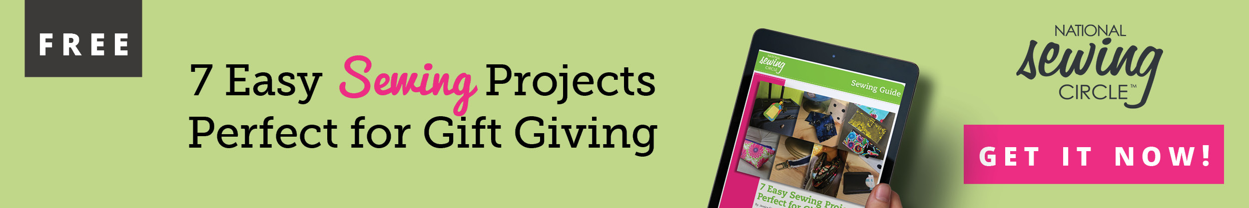 Easy Sewing Projects for Gift Giving Banner