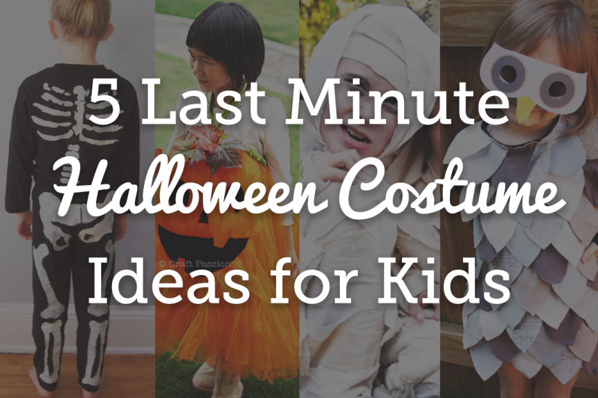 5 Last Minute Halloween Costume Ideas for Kids | National Sewing Circle