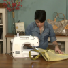 Sewing a tote bag